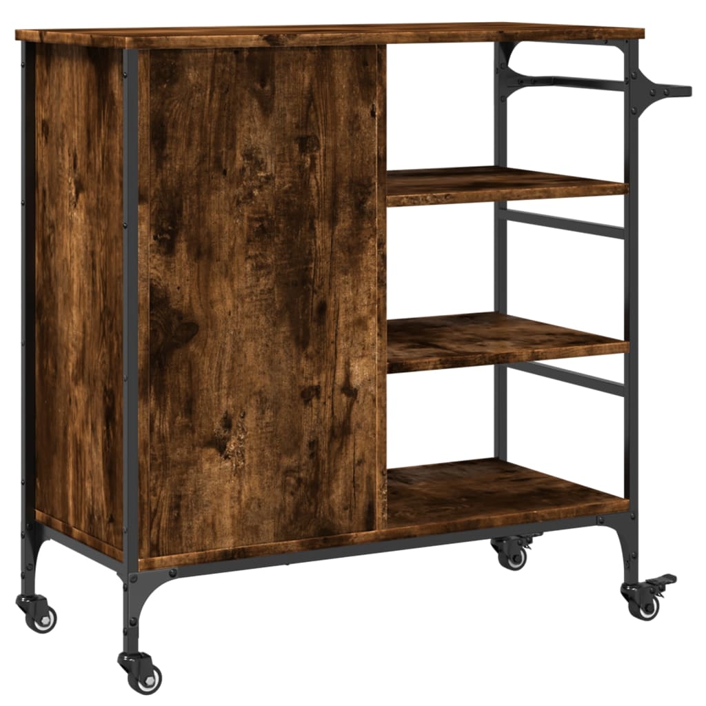 Carrello Cucina 87,5X38,5X84,5 Cm Legno Multistrato