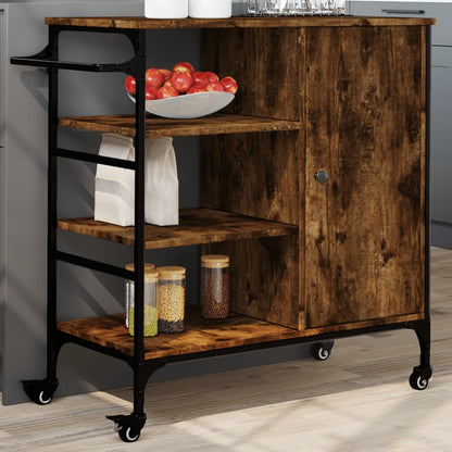 Carrello Cucina 87,5X38,5X84,5 Cm Legno Multistrato