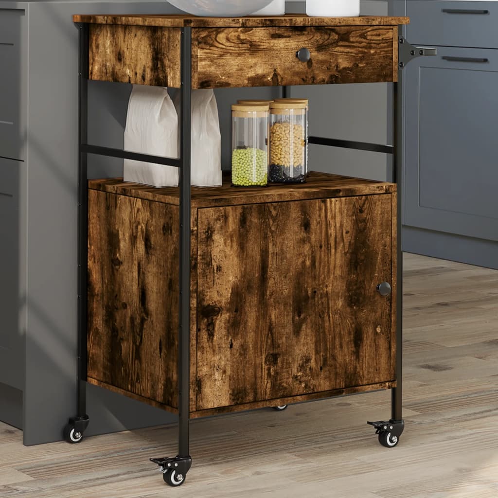 Carrello Cucina 56X43X89,5 Cm Legno Multistrato