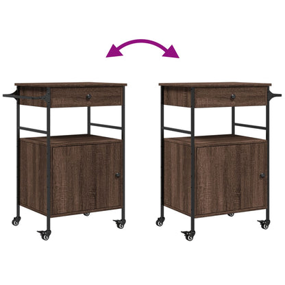 Carrello Cucina 56X43X89,5 Cm Legno Multistrato
