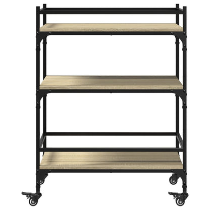 Carrello Da Cucina 65X40X86,5Cm Legno Multistrato