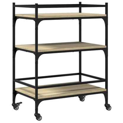 Carrello Da Cucina 65X40X86,5Cm Legno Multistrato
