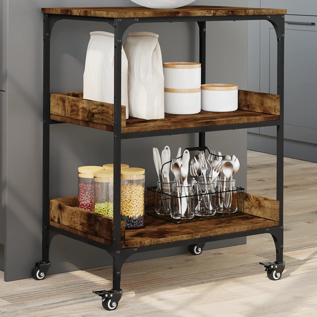 Carrello Cucina 60X41X80,5 Cm Legno Multistrato