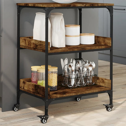 Carrello Cucina 60X41X80,5 Cm Legno Multistrato