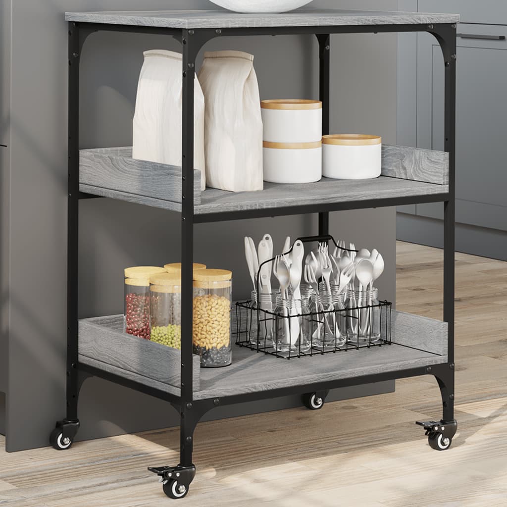 Carrello Cucina 60X41X80,5 Cm Legno Multistrato