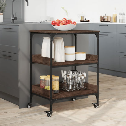 Carrello Cucina 60X41X80,5 Cm Legno Multistrato