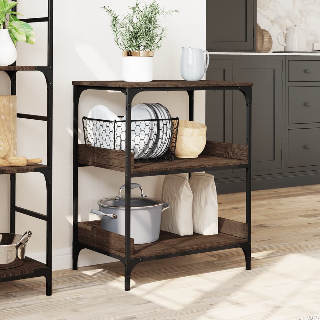Carrello Cucina 60X41X80,5 Cm Legno Multistrato