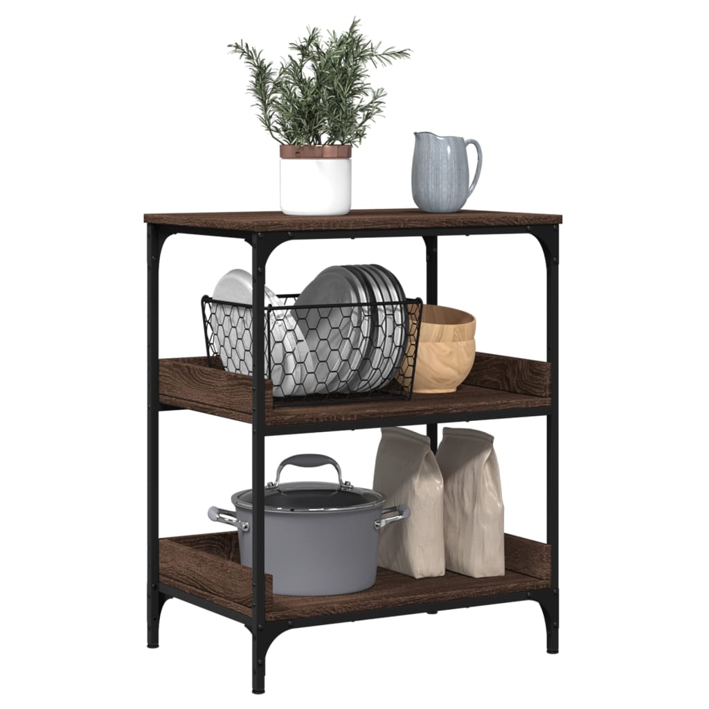Carrello Cucina 60X41X80,5 Cm Legno Multistrato
