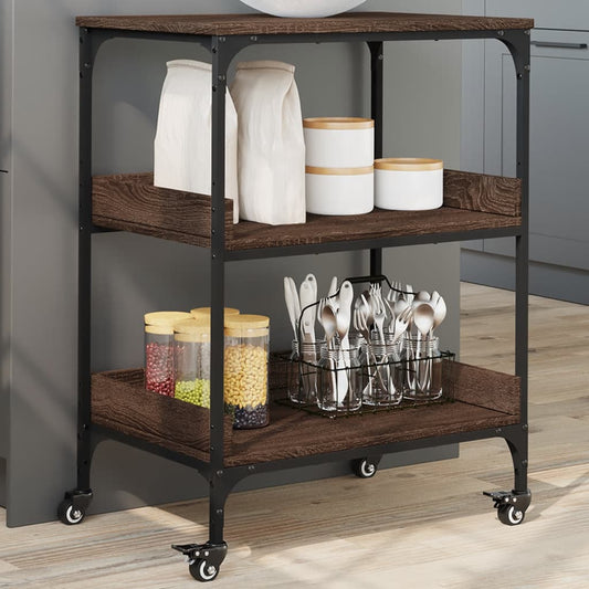 Carrello Cucina 60X41X80,5 Cm Legno Multistrato