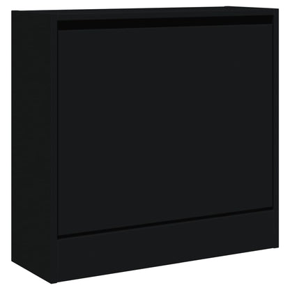 Scarpiera Nera In Legno Multistrato Nero