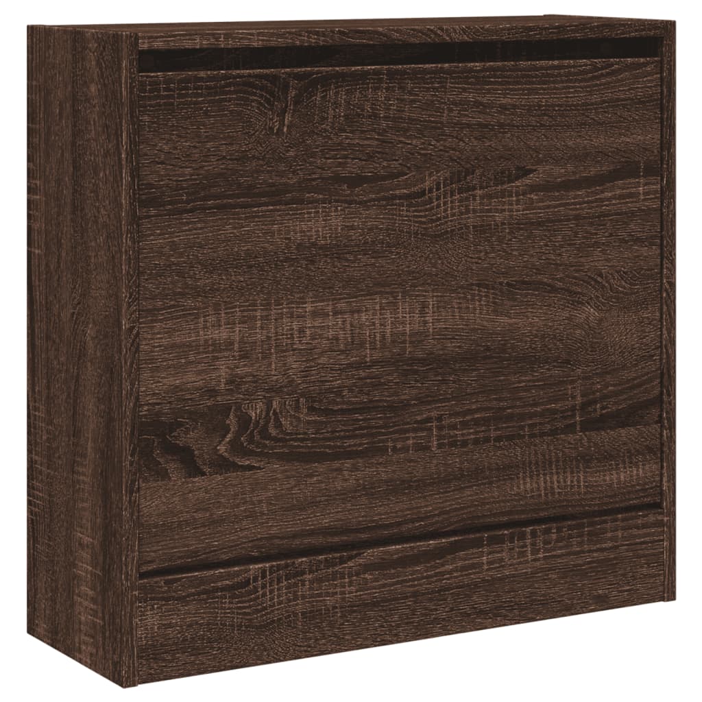 Scarpiera In Legno Multistrato Rovere Marrone