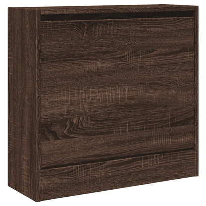 Scarpiera In Legno Multistrato Rovere Marrone