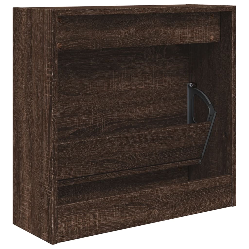 Scarpiera In Legno Multistrato Rovere Marrone