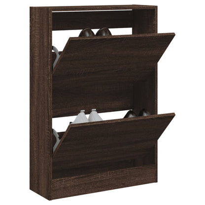 Scarpiera In Legno Multistrato Rovere Marrone