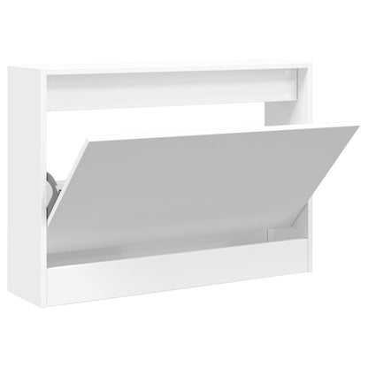 Scarpiera Bianca In Legno Multistrato Bianco