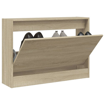 Scarpiera 80X21X87,5 Cm In Legno Multistrato Rovere Sonoma