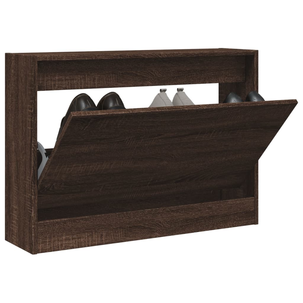Scarpiera In Legno Multistrato Rovere Marrone