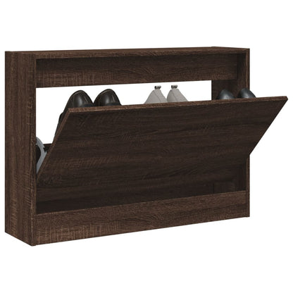 Scarpiera In Legno Multistrato Rovere Marrone