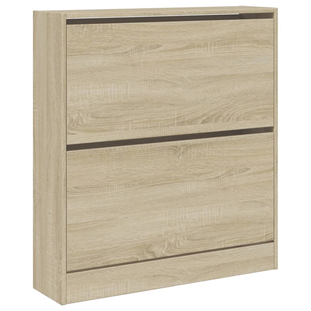 Scarpiera 80X21X87,5 Cm In Legno Multistrato Rovere Sonoma