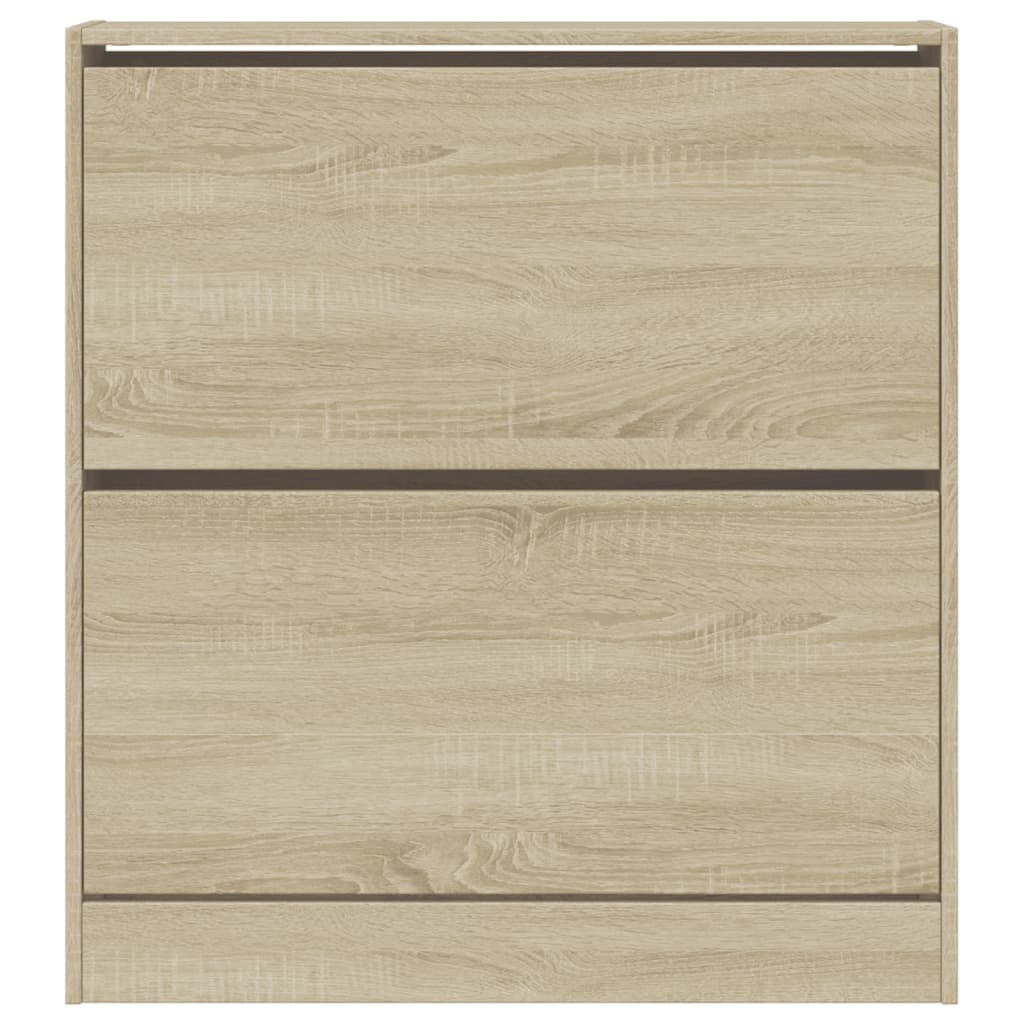 Scarpiera 80X21X87,5 Cm In Legno Multistrato Rovere Sonoma