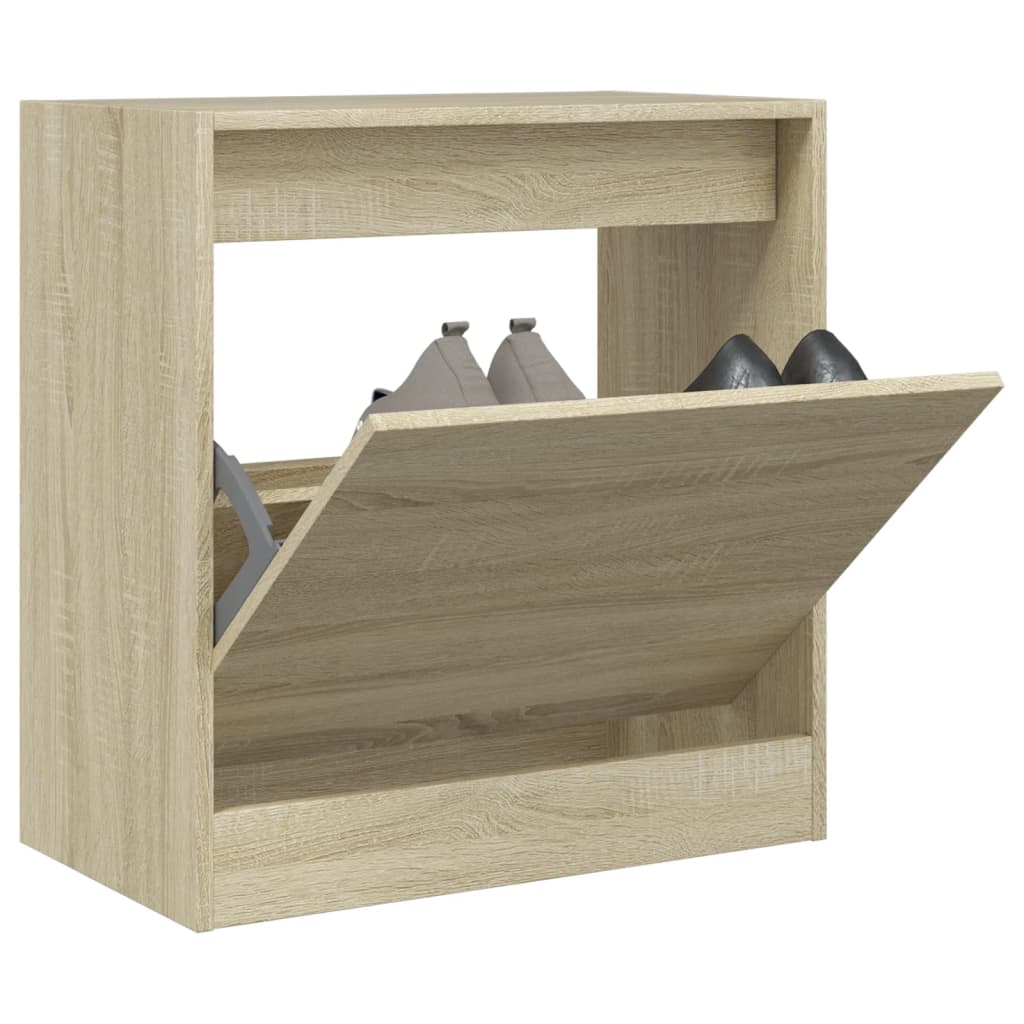 Scarpiera 80X21X87,5 Cm In Legno Multistrato Rovere Sonoma