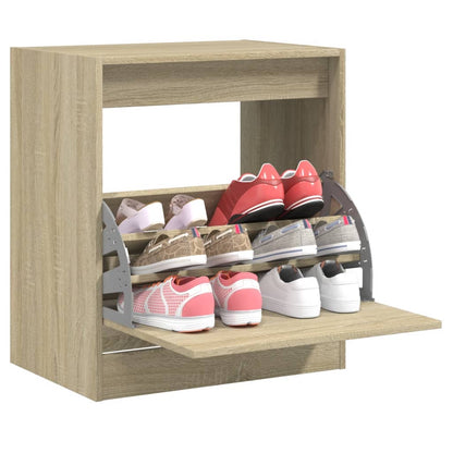 Scarpiera 80X21X87,5 Cm In Legno Multistrato Rovere Sonoma