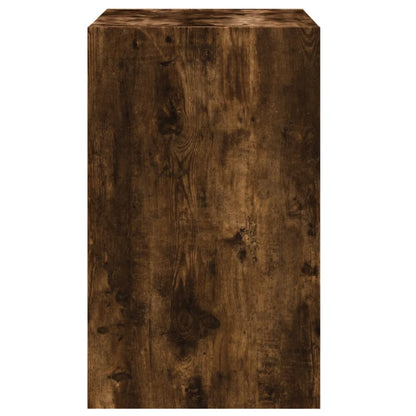 Scarpiera In Legno Multistrato Rovere Fumo