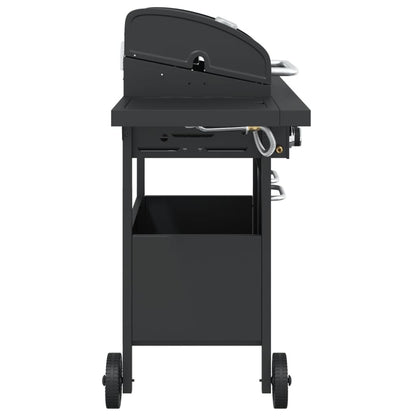 Griglia Barbecue A Gas Con 4 Bruciatori Nero In Acciaio