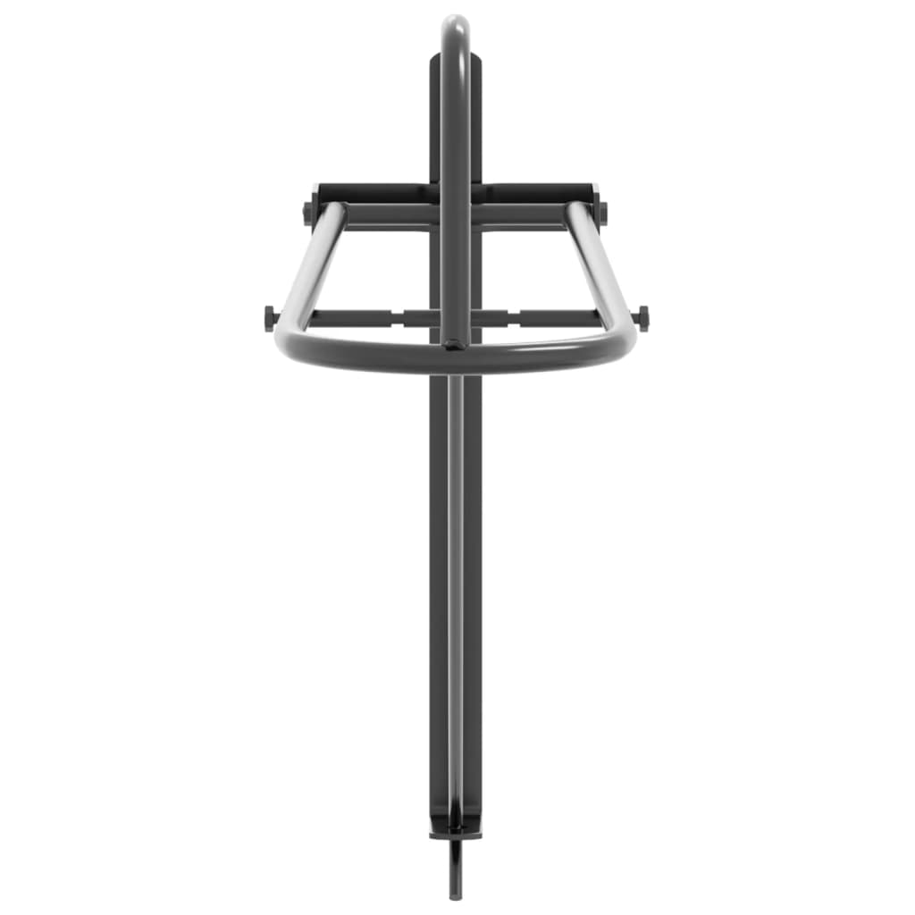 Portasella Da Parete Pieghevole Nero In Ferro Nero