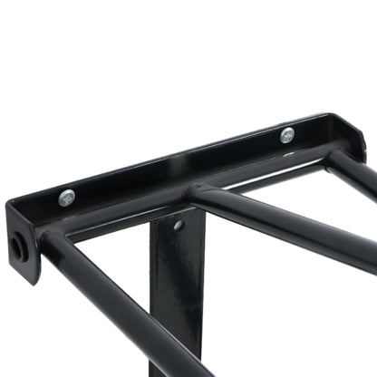 Portasella Da Parete Pieghevole Nero In Ferro Bianco