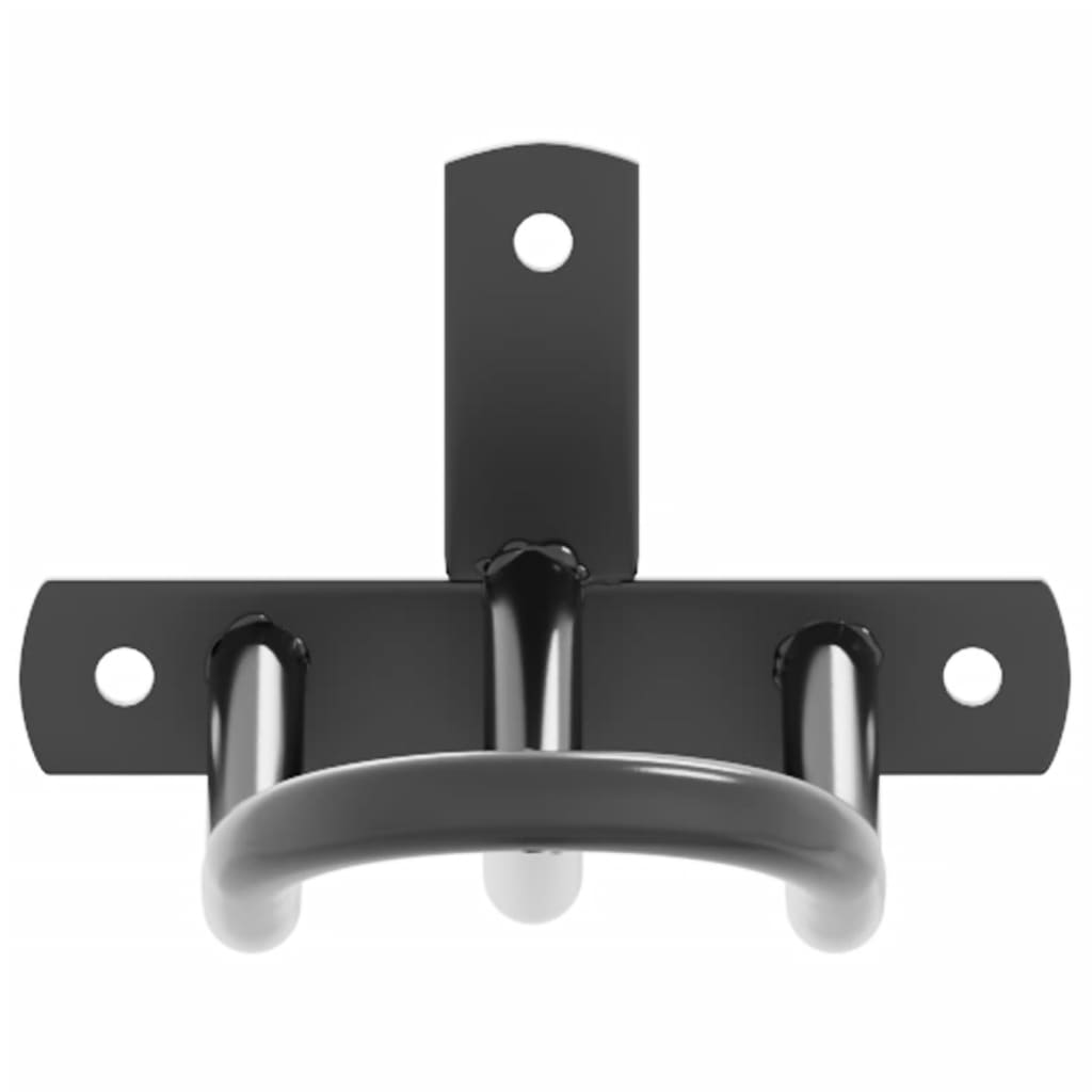 Portasella Da Parete Nero In Ferro