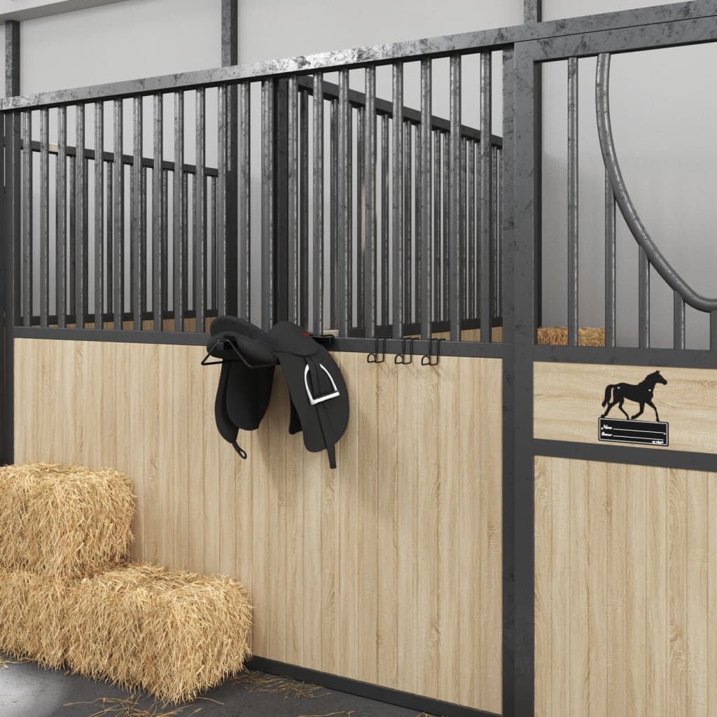 Supporti Briglie 3 Pz In Acciaio Nero