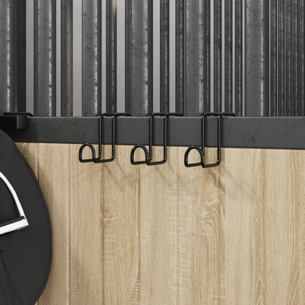 Supporti Briglie 3 Pz In Acciaio Nero