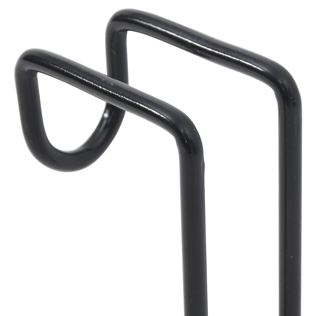 Supporti Briglie 3 Pz In Acciaio Nero