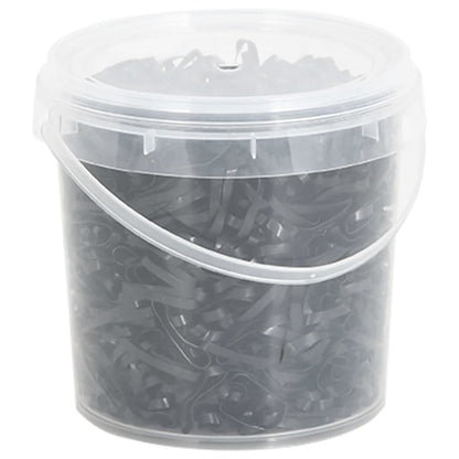 Elastici Per Trecce Cavallo 1500 Pz Neri In Silicone