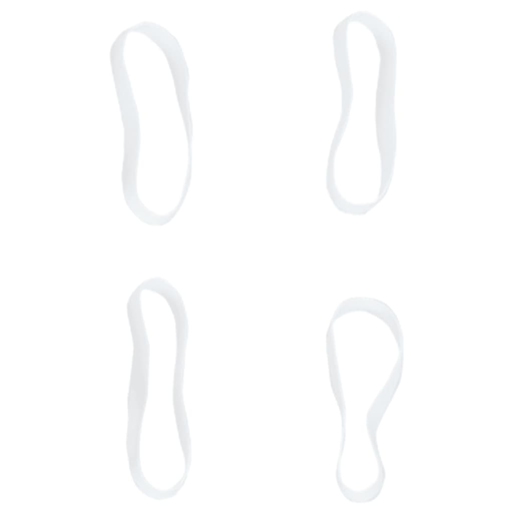 Elastici Per Trecce Cavallo 2500 Pz Bianchi In Silicone