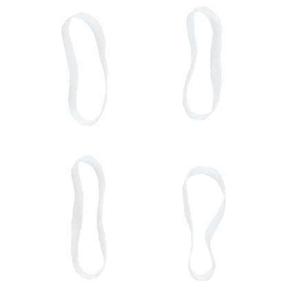 Elastici Per Trecce Cavallo 2500 Pz Bianchi In Silicone