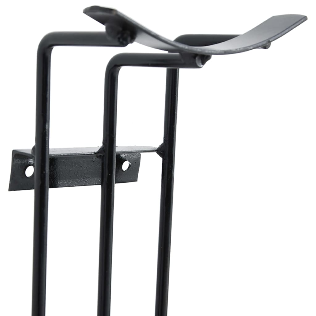 Supporti Per Barre Per Salti Ostacoli Cavalli 2 Pz Neri Acciaio Nero