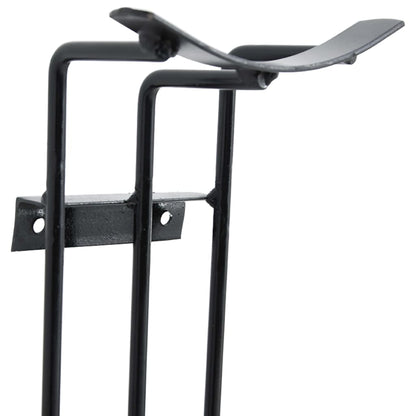 Supporti Per Barre Per Salti Ostacoli Cavalli 2 Pz Neri Acciaio Nero