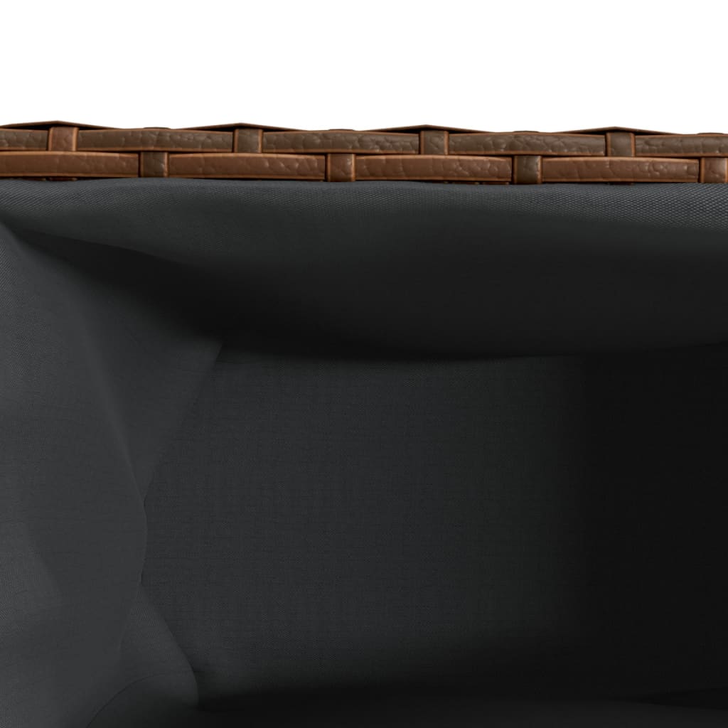 Fioriera Con 2 Vasi 90X20X40 Cm In Polyrattan