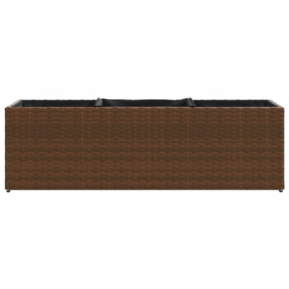 Fioriera Da Giardino Con 3 Vasi Polyrattan