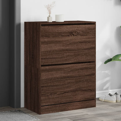 Scarpiera In Legno Multistrato Rovere Marrone