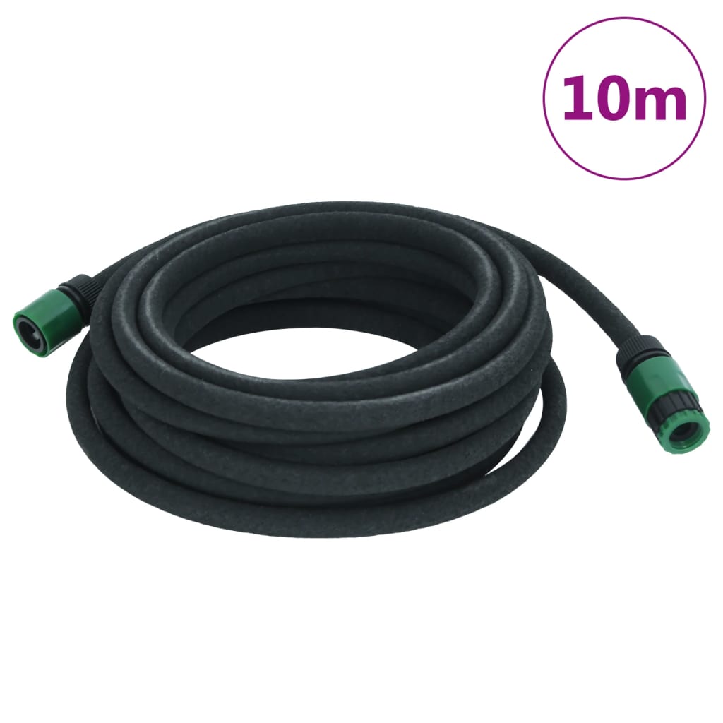 Canna Da Irrigazione Giardino 1/2&quot; Connettore Nero E Verde