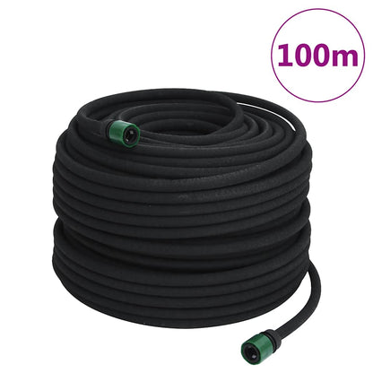 Canna Da Irrigazione Giardino 1/2&quot; Connettore Nero E Verde