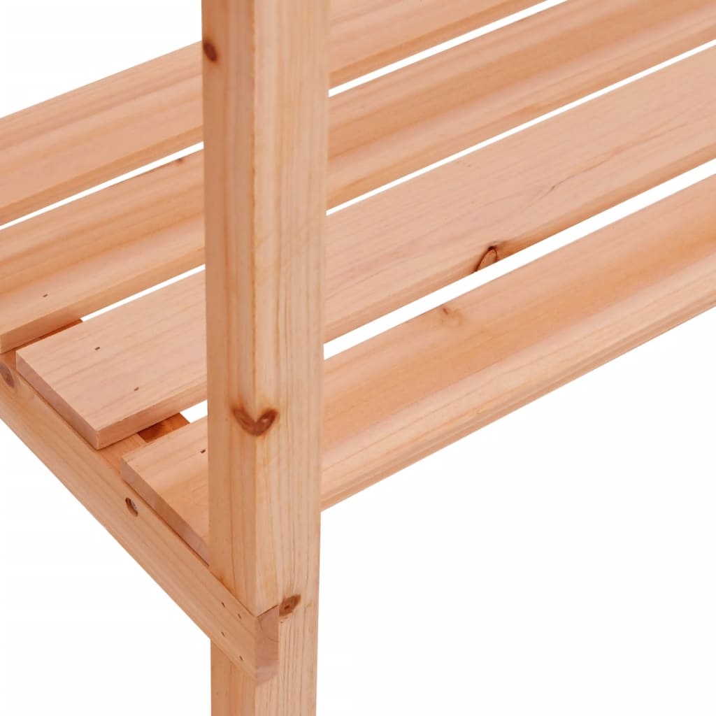 Tavolo Piante Con Ripiano 78X38X,82,5Cm Massello Abete