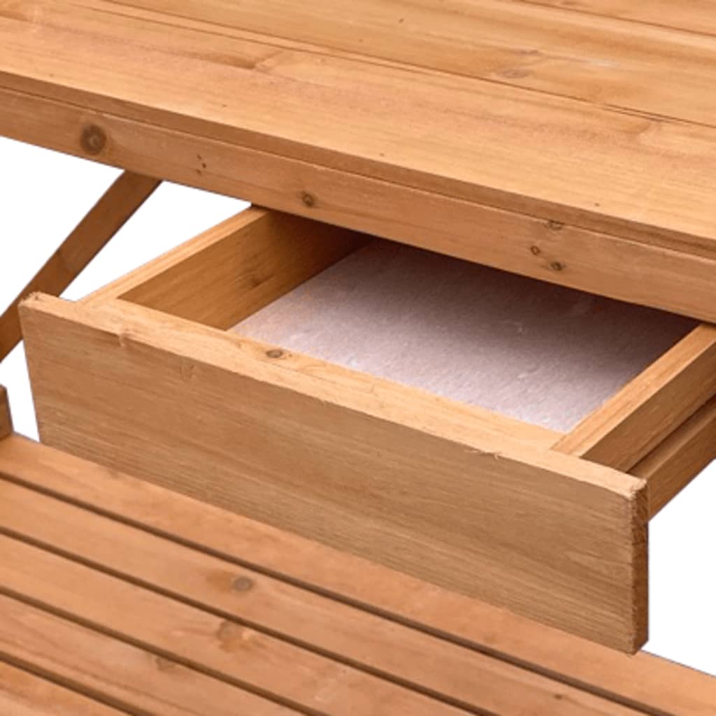 Panca Porta Vasi Con Traliccio Legno Massello Di Abete