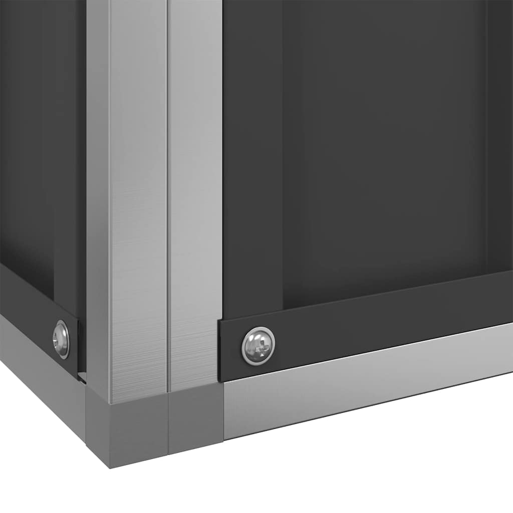 Voliera Argento 210,5X107X212 Cm In Acciaio