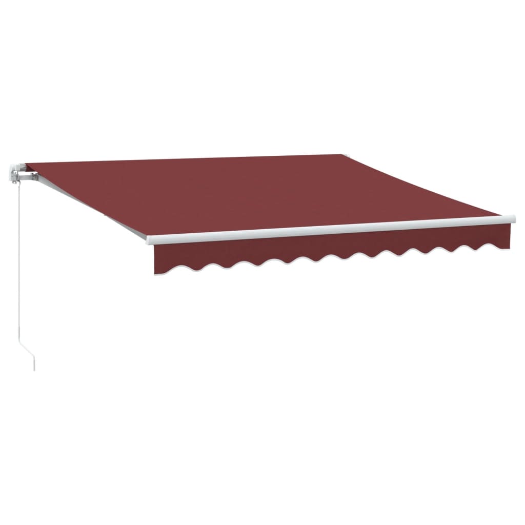 Tenda Da Sole Retrattile Manuale Bordò 300X250 Cm