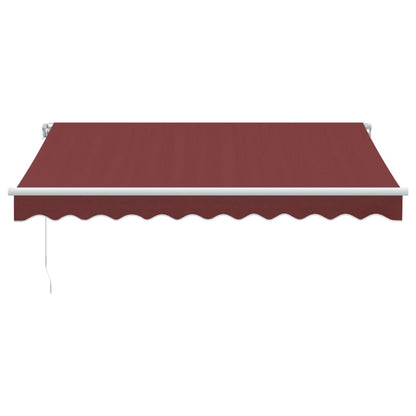 Tenda Da Sole Retrattile Manuale Bordò 300X250 Cm