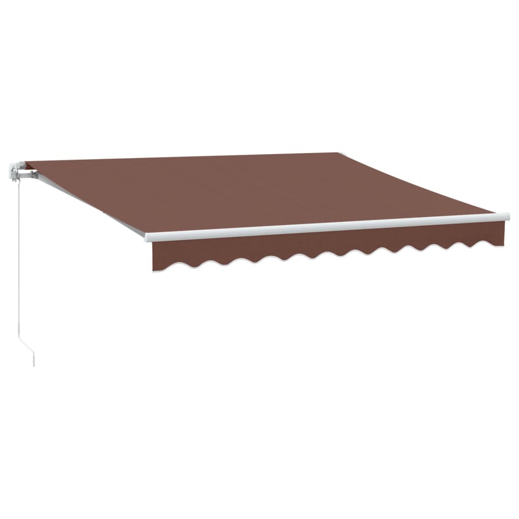 Tenda Sole Retrattile Manuale 300X250 Cm Marrone
